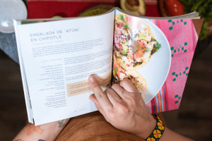 softcover cookbook - example inside book - copy central glendale